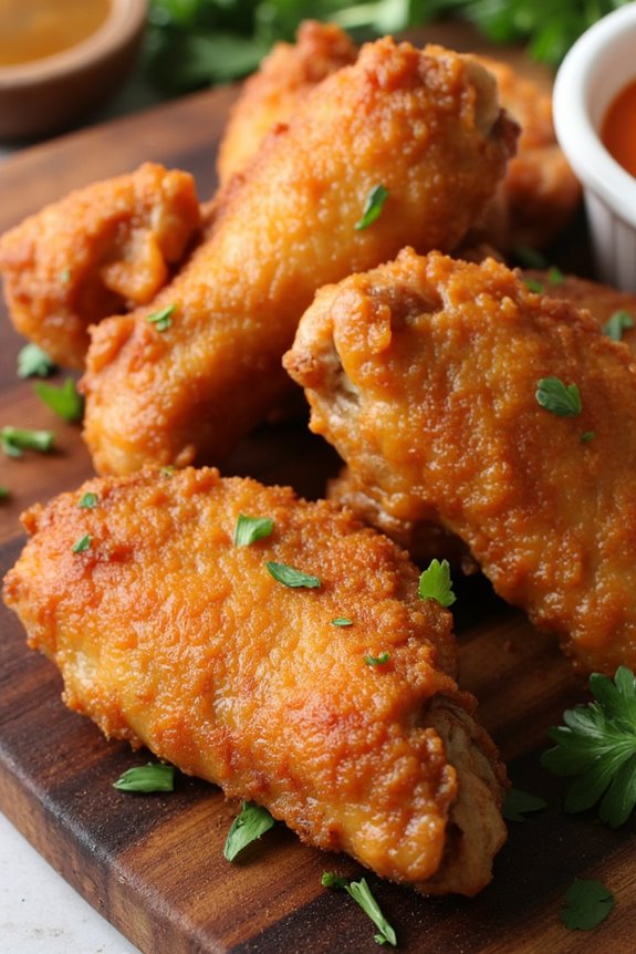 crispy air fryer wings