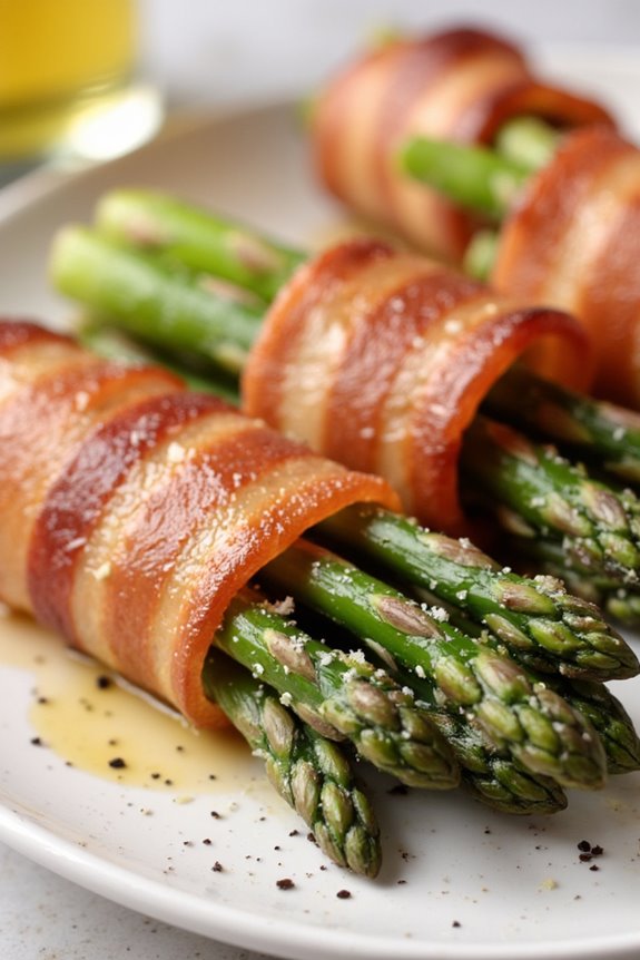 crispy bacon asparagus bites