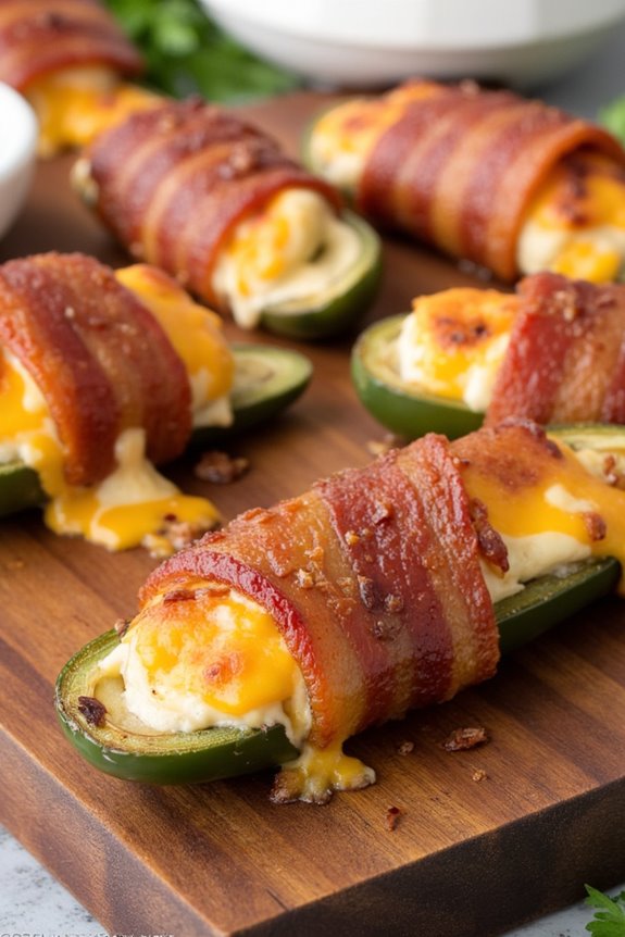 crispy bacon stuffed jalape os