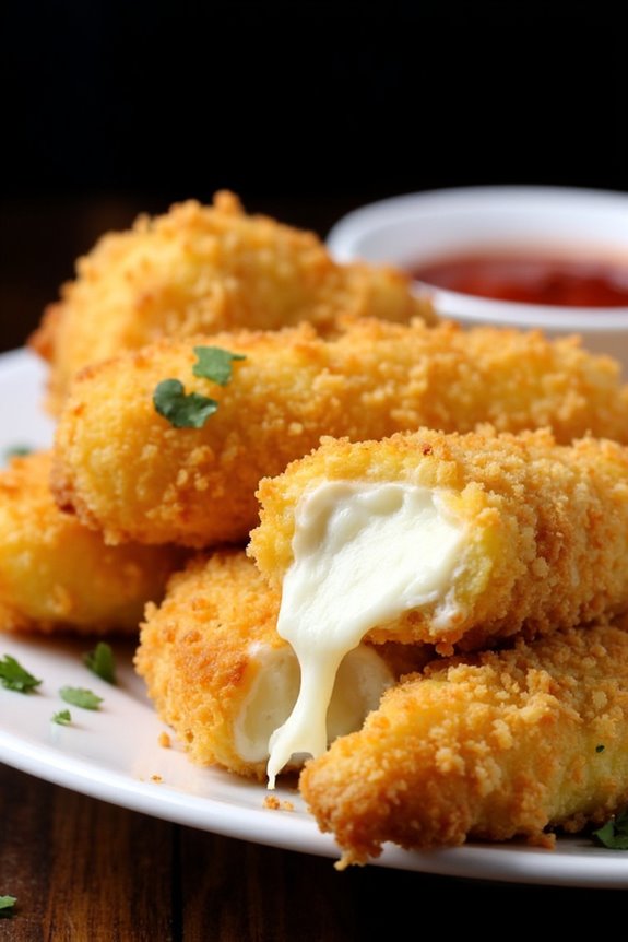 crispy cheese sticks recipe