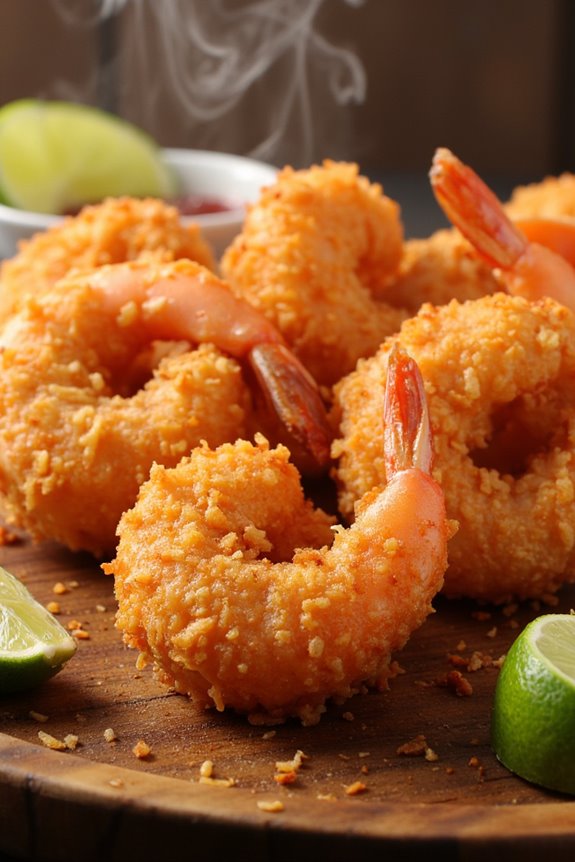 crispy coconut shrimp appetizer