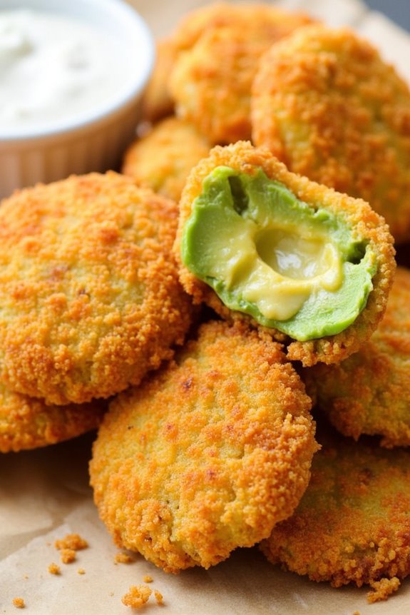 crispy healthy avocado fries