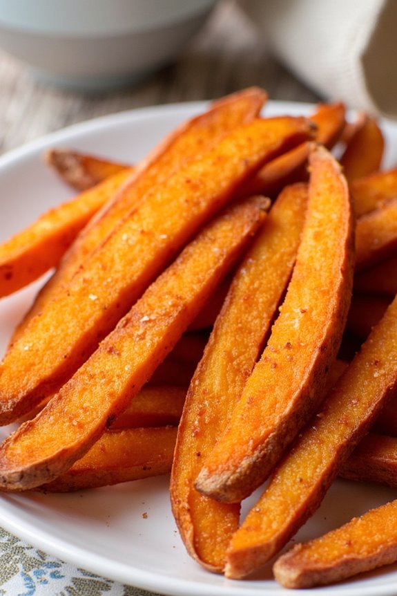 crispy healthy sweet potato fries