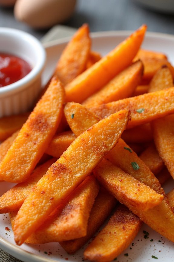 crispy healthy sweet potato fries