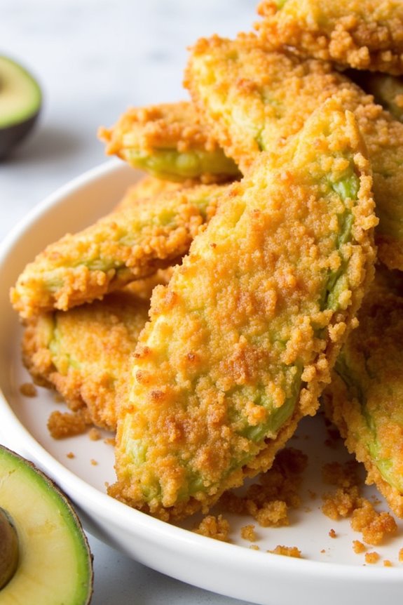 crispy keto avocado fries