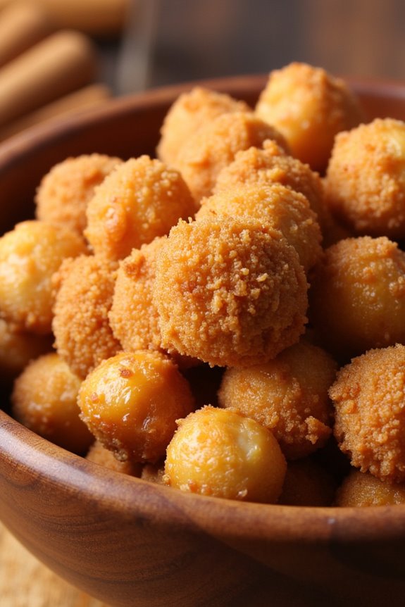 crispy maple cinnamon chickpeas