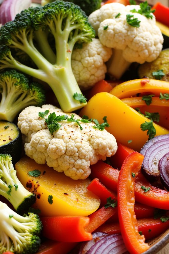 crispy nutritious roasted vegetables