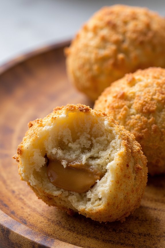 crispy peanut butter banana bites
