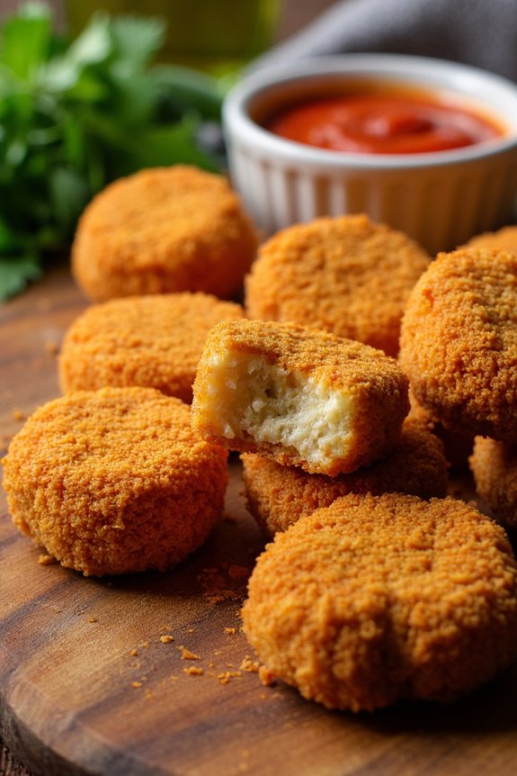 crispy plant based tofu nuggets