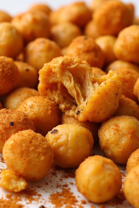crispy protein packed chickpeas snack