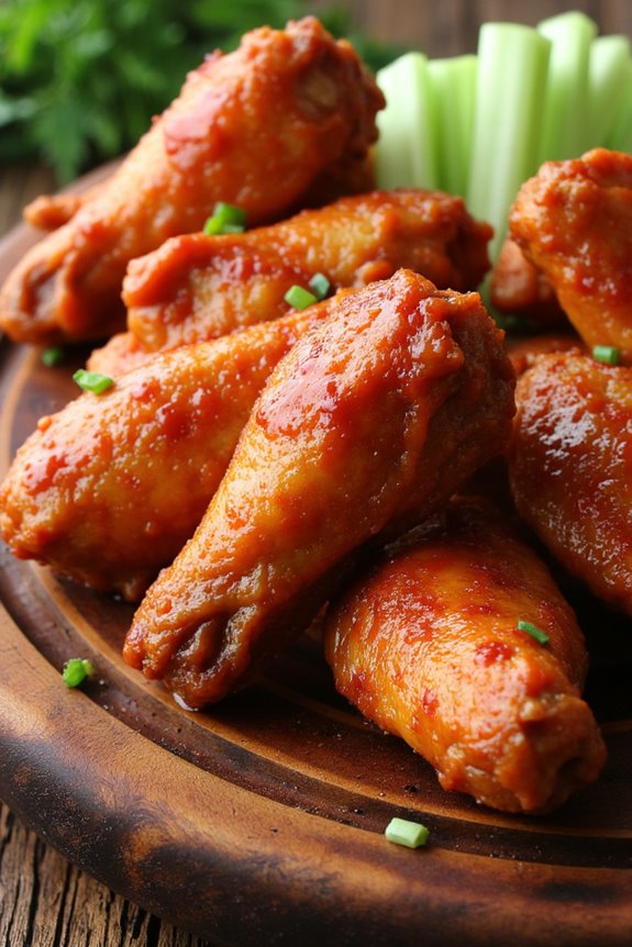 crispy spicy air fryer wings