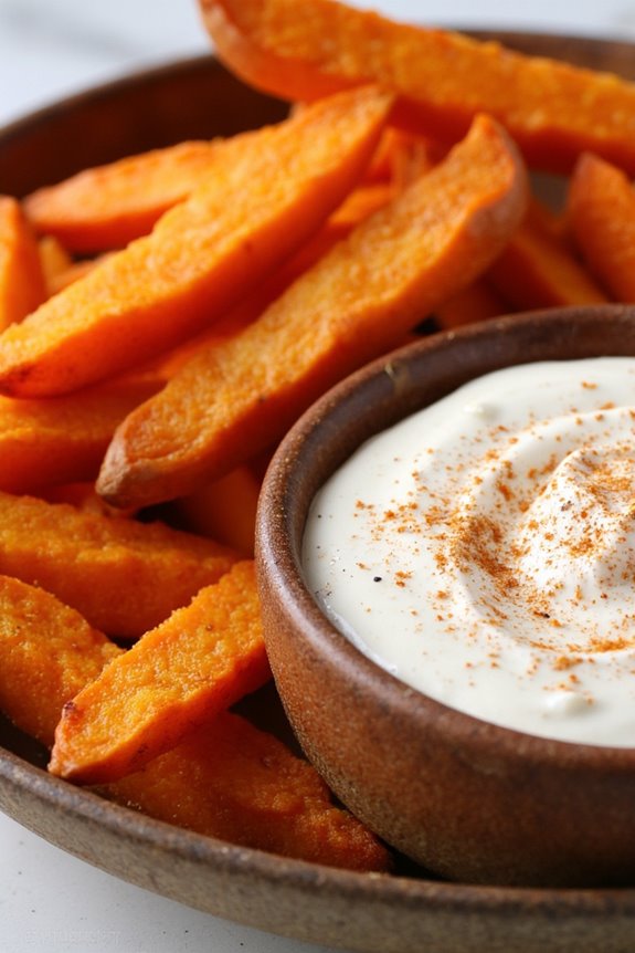 crispy sweet potato fries