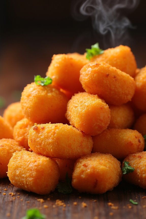 crispy sweet potato tots