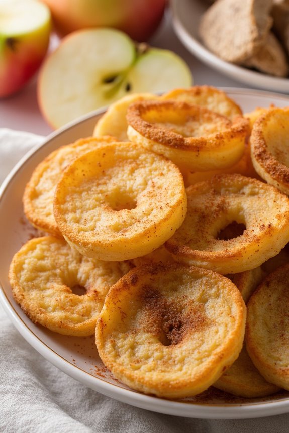 crispy sweet savory apple chips