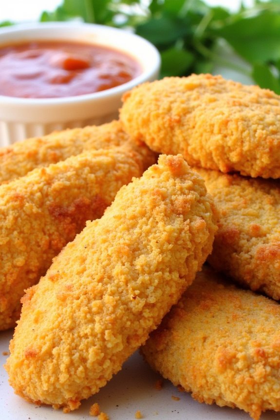 crunchy air fried steak fingers