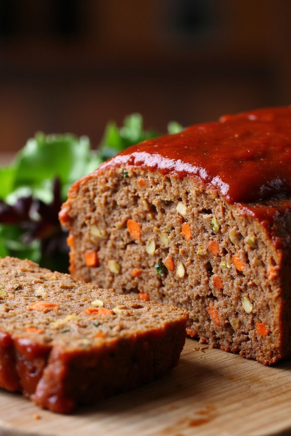 delicious vegan lentil meatloaf