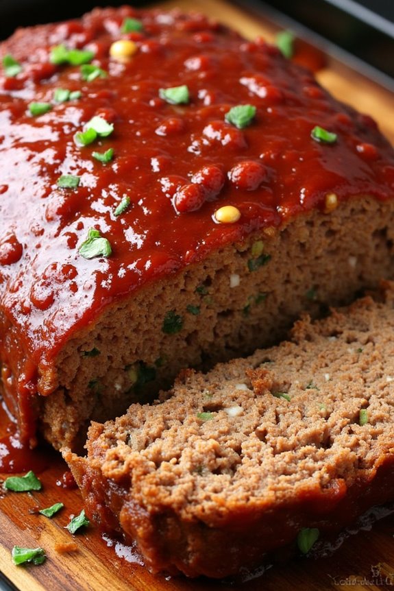 easy bbq air fryer meatloaf