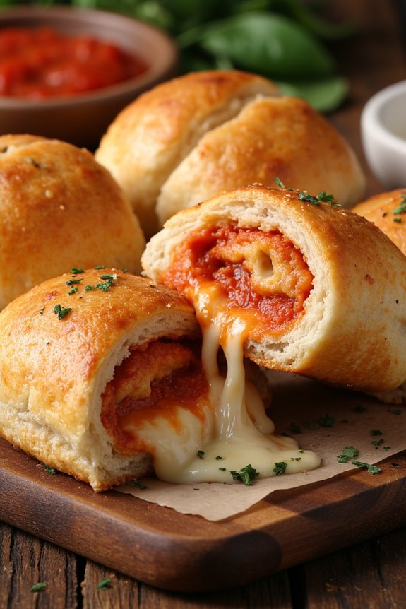 easy crispy pizza rolls