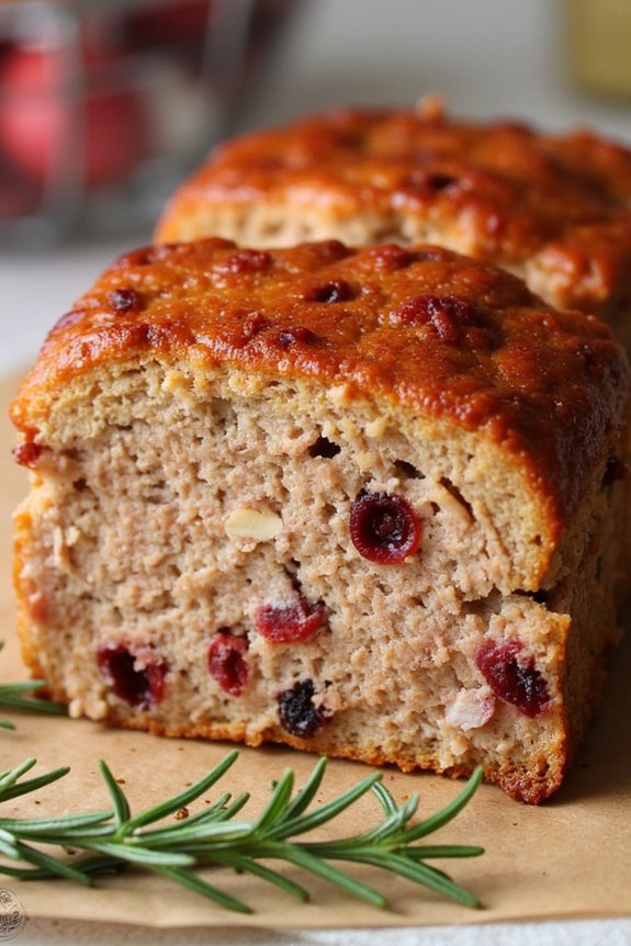 festive turkey mini meatloaf