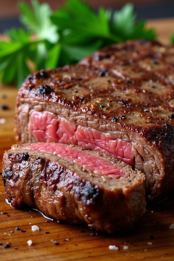 frozen steak air frying