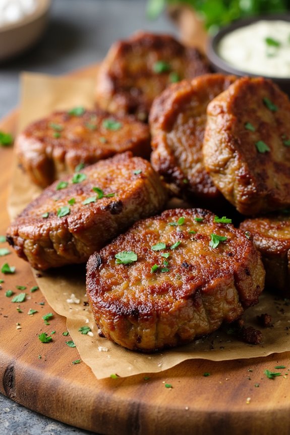 garlic butter air fryer steak