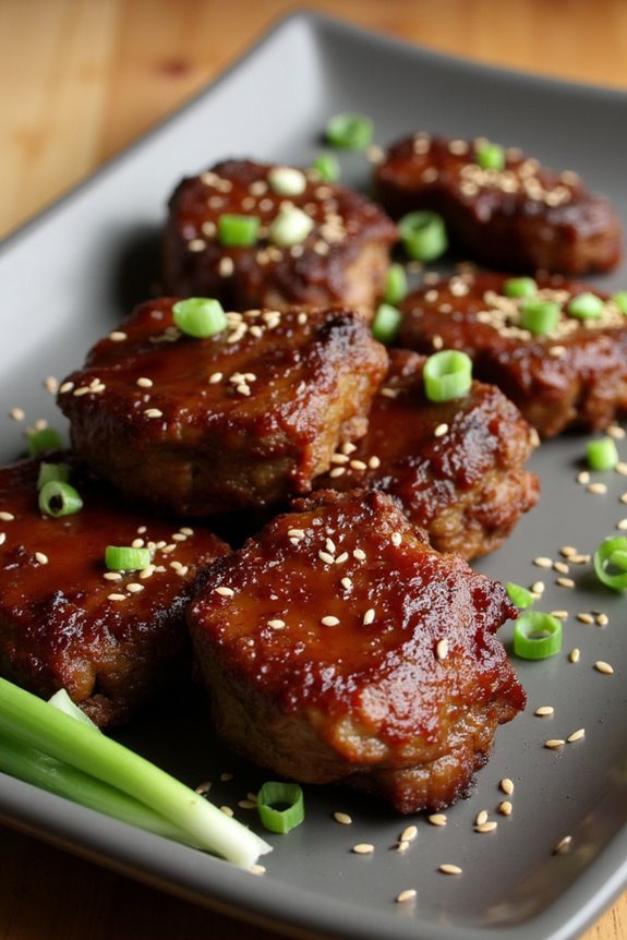 ginger infused teriyaki steak bites
