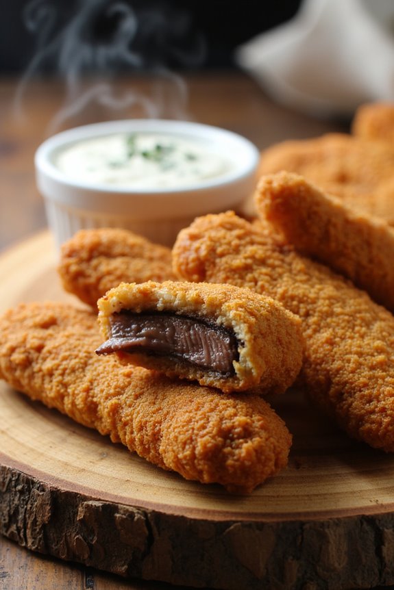 healthier crispy steak fingers