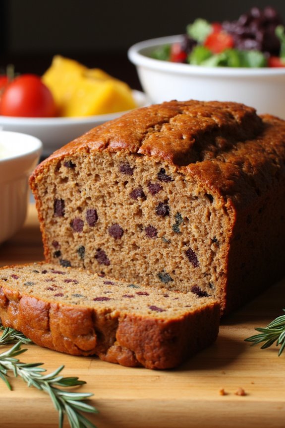 hearty vegan black bean loaf