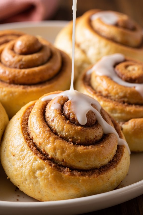 heavenly air fried cinnamon rolls