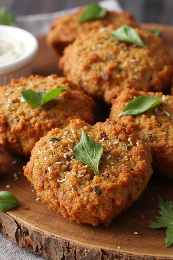 herb crusted parmesan steak bites