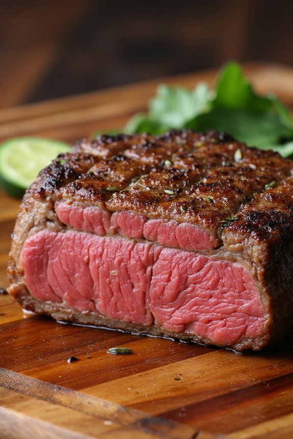 herb infused air fryer steak