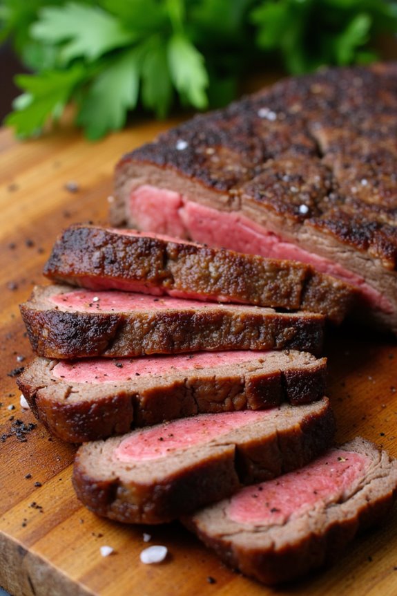 juicy air fried skirt steak