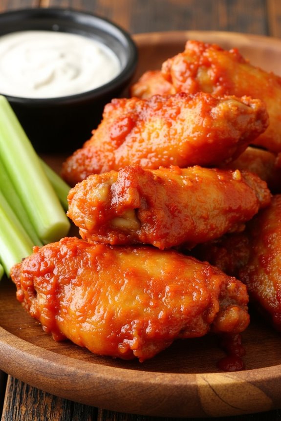keto spicy chicken wings