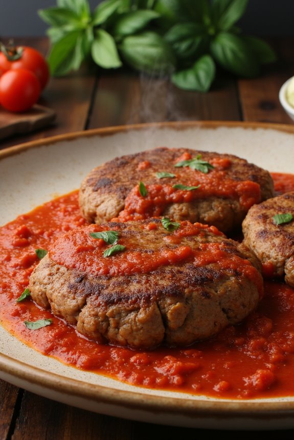 mediterranean italian salisbury steak