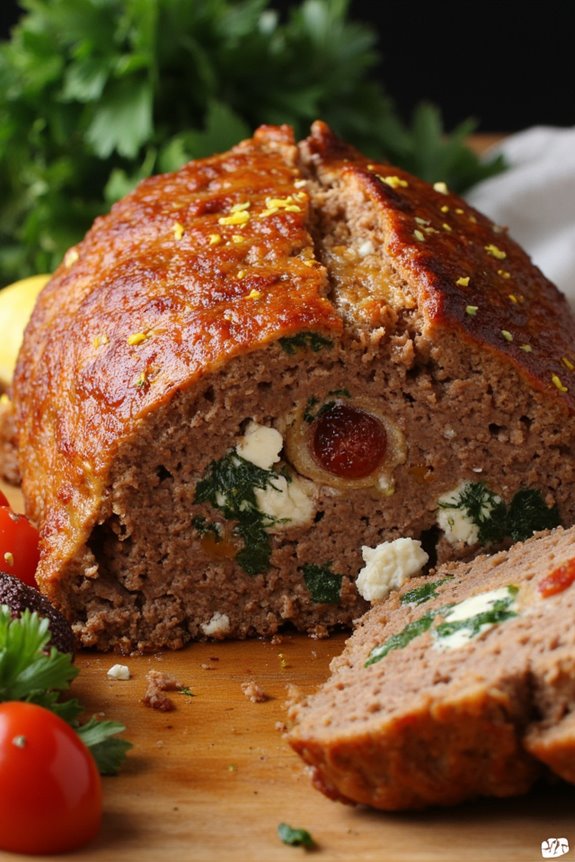 mediterranean lamb meatloaf recipe