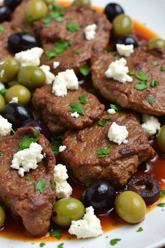 mediterranean steak bites recipe