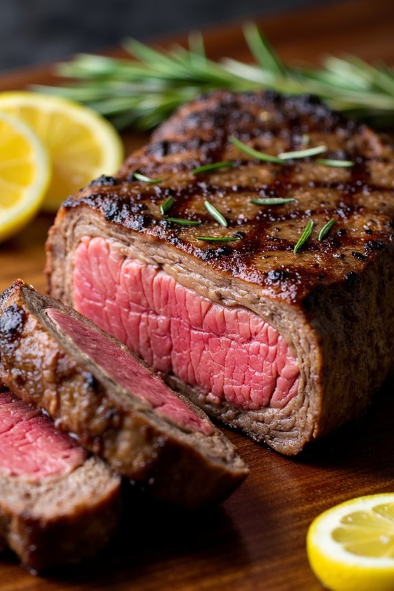 perfectly seasoned air fried steak