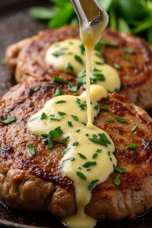 quick garlic butter steaks