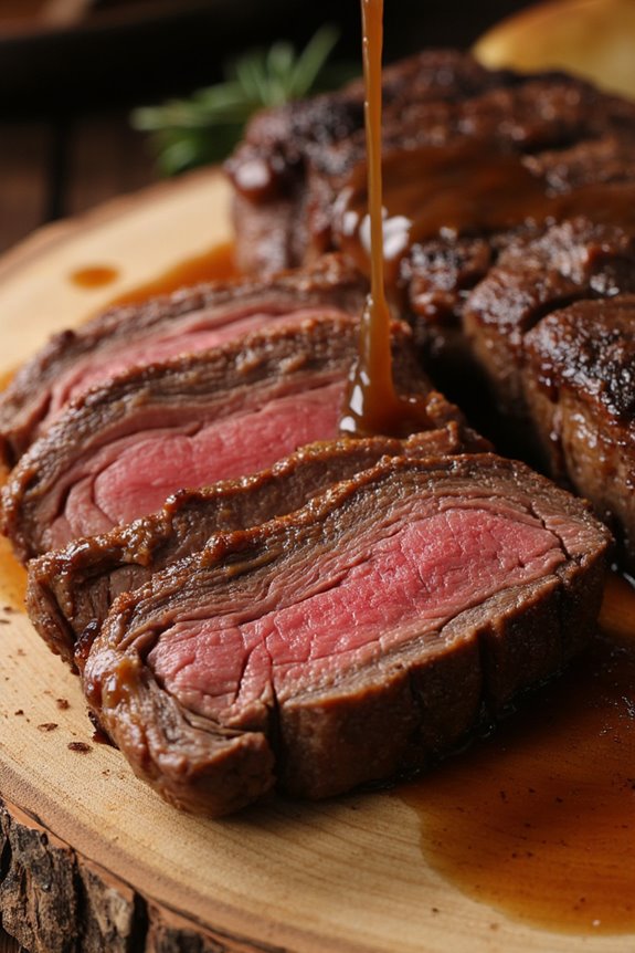 reheat steak with sauce