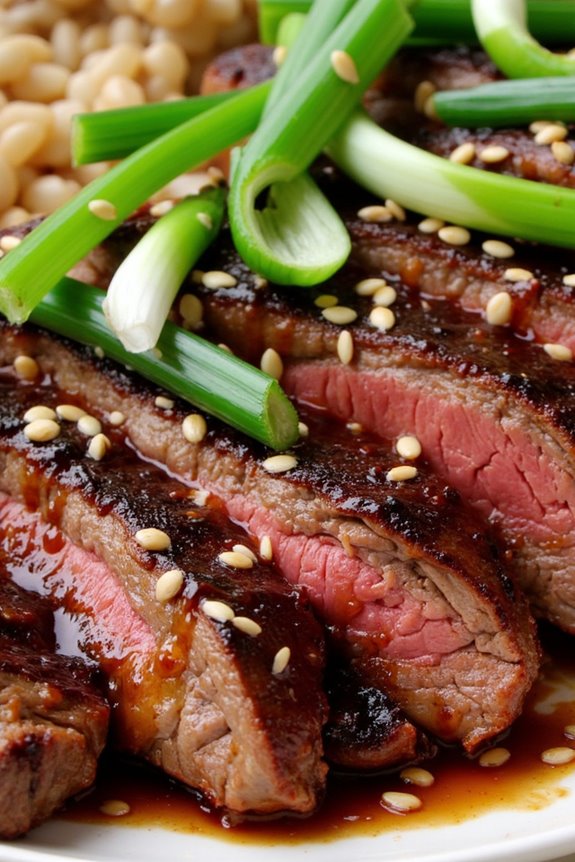 savory sweet teriyaki steak