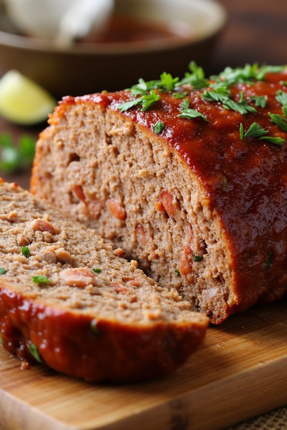 spicy chorizo beef meatloaf delight