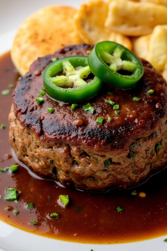 spicy jalape o salisbury steak recipe