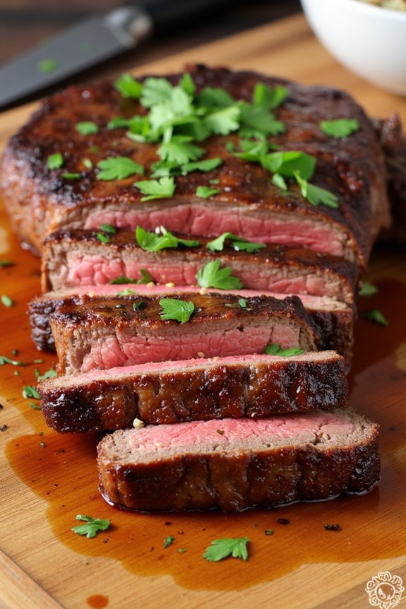 spicy sriracha skirt steak