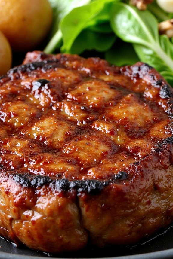 sweet tangy bbq round steak