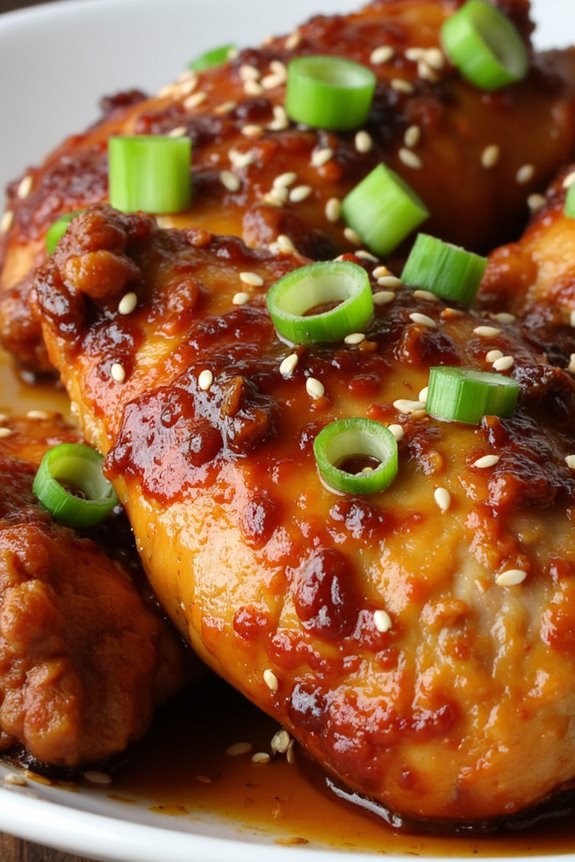 tangy asian chicken thighs recipe