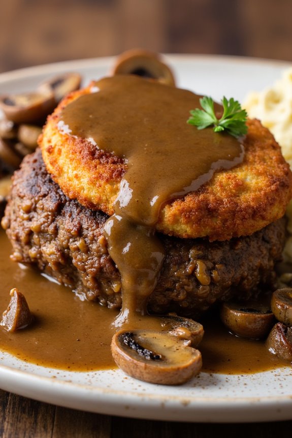 vegan salisbury steak recipe