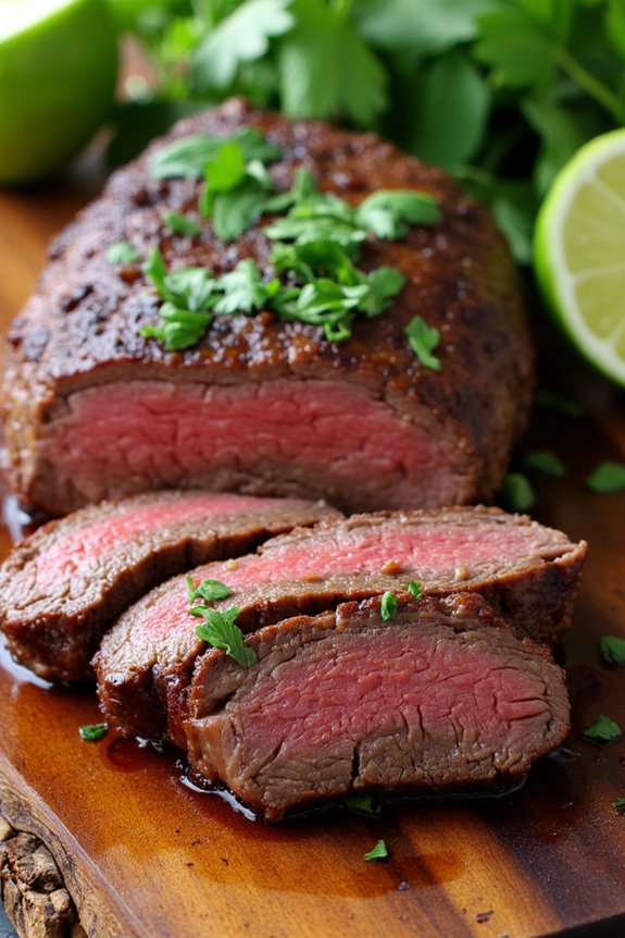 zesty lime cilantro skirt steak