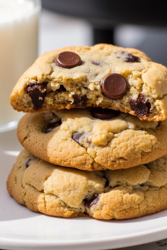 air fryer chocolate chip cookies