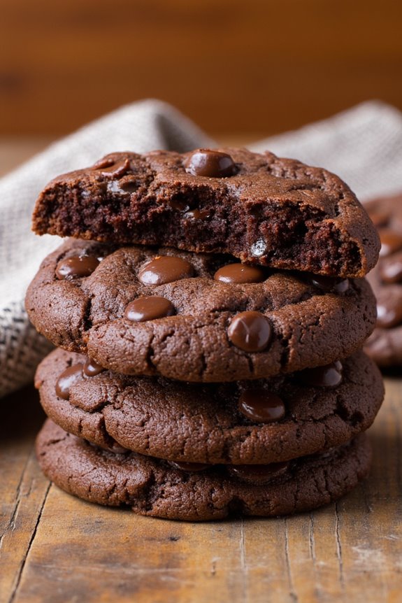 air fryer chocolate cookies