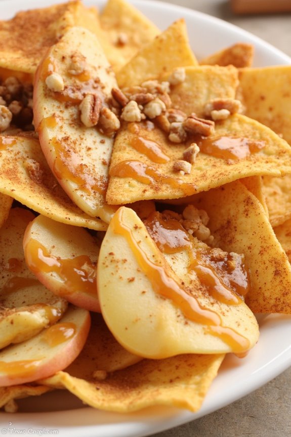 apple cinnamon nachos delight